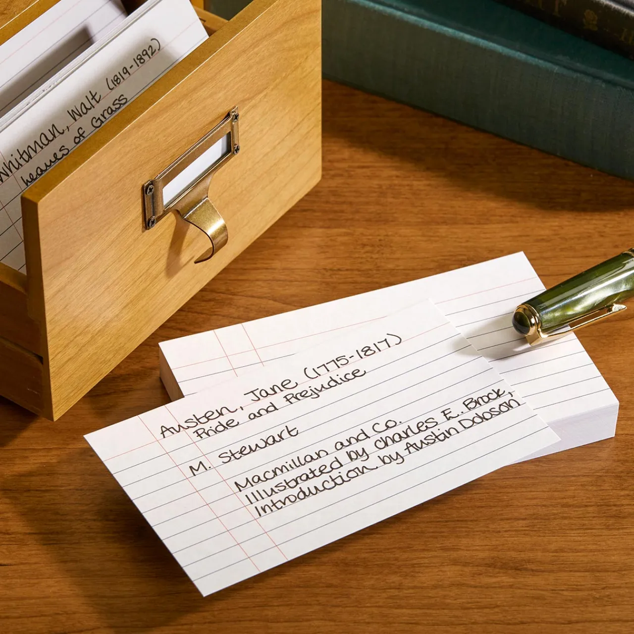 Levenger Vintage Library Catalog Cards (set of 50)