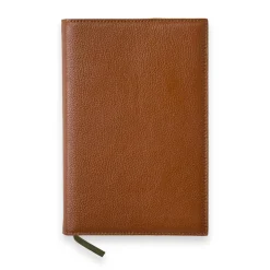 Levenger 5-Year Journal with Leather Cover Nutmeg Hot